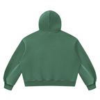 Unisex Vintage Wash Boxy Fleece Hoodie