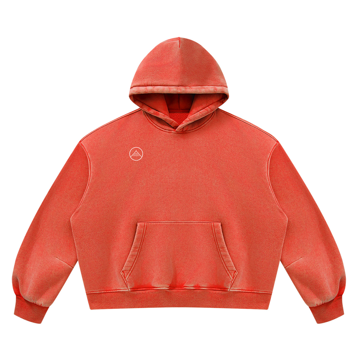 Unisex Vintage Wash Boxy Fleece Hoodie