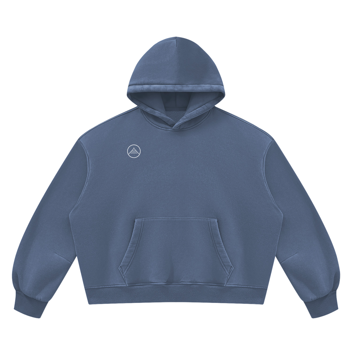 Unisex Vintage Wash Boxy Fleece Hoodie