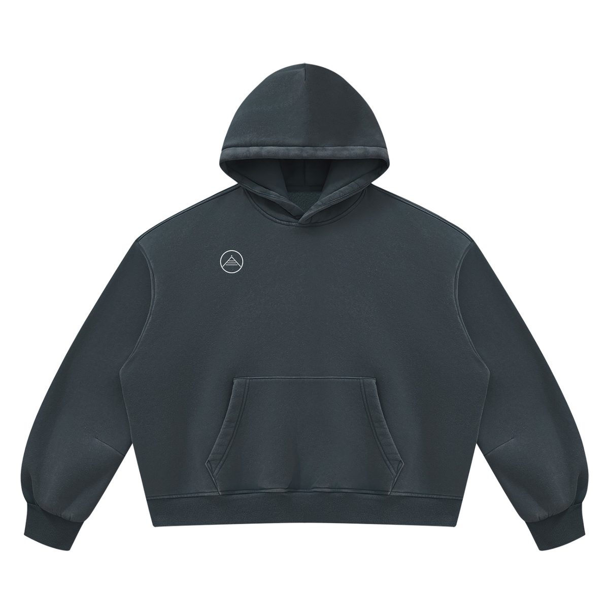 Unisex Vintage Wash Boxy Fleece Hoodie