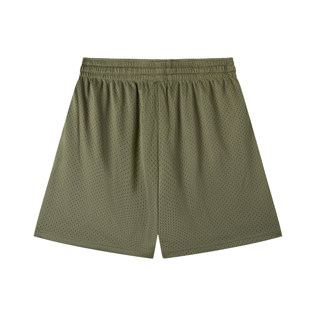 Mesh Drawstring Shorts