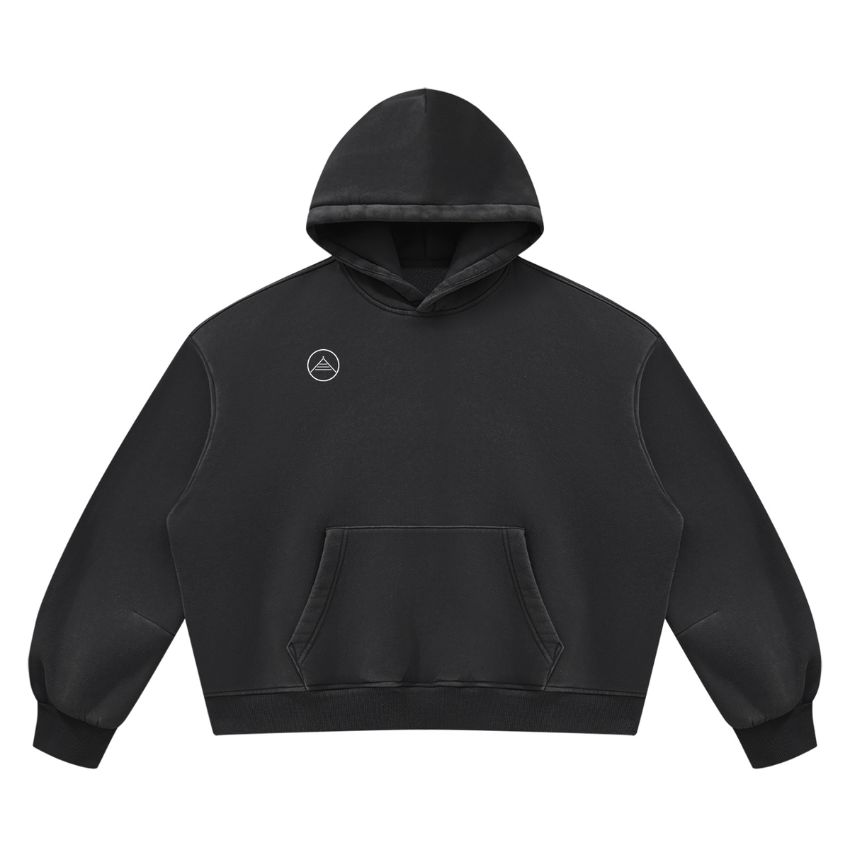 Unisex Vintage Wash Boxy Fleece Hoodie