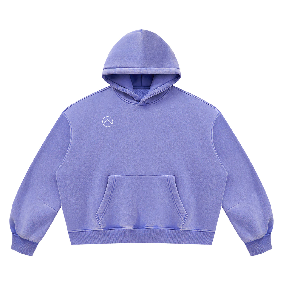 Unisex Vintage Wash Boxy Fleece Hoodie