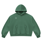 Unisex Vintage Wash Boxy Fleece Hoodie