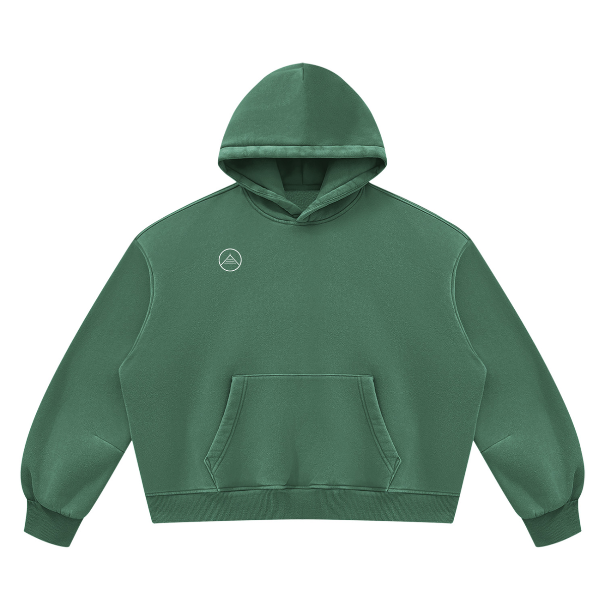 Unisex Vintage Wash Boxy Fleece Hoodie