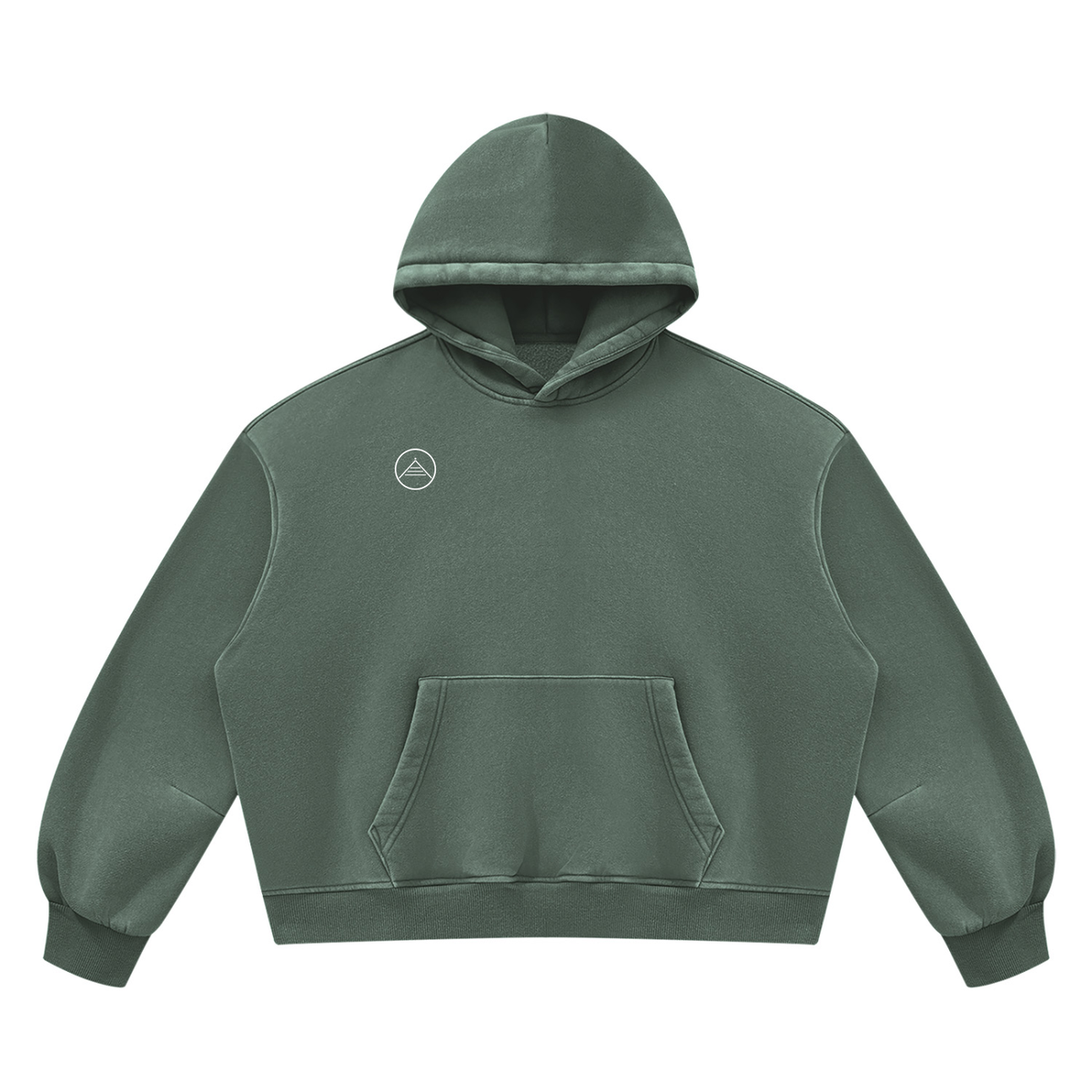 Unisex Vintage Wash Boxy Fleece Hoodie